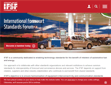 Tablet Screenshot of ifsf.org